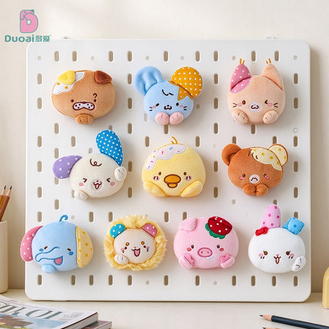 Duoai Original Animal Plush Fridge Magnet Collection – Cute Kawaii Stuffed Animal Toy