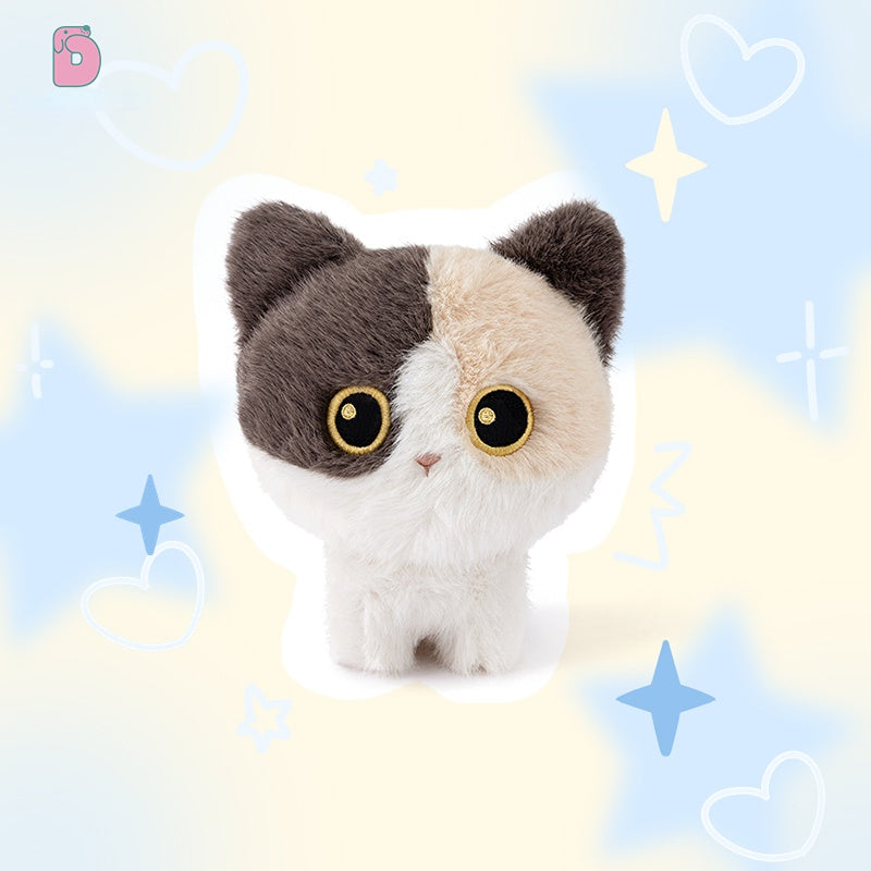 Duoai Original Standing Kitten Plush – Cute Bedroom Decor Cat Doll Collection
