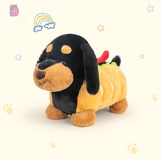Duoai Dachshund Plush Toy – 16" Sausage Dog Stuffed Animal Duoai Plush