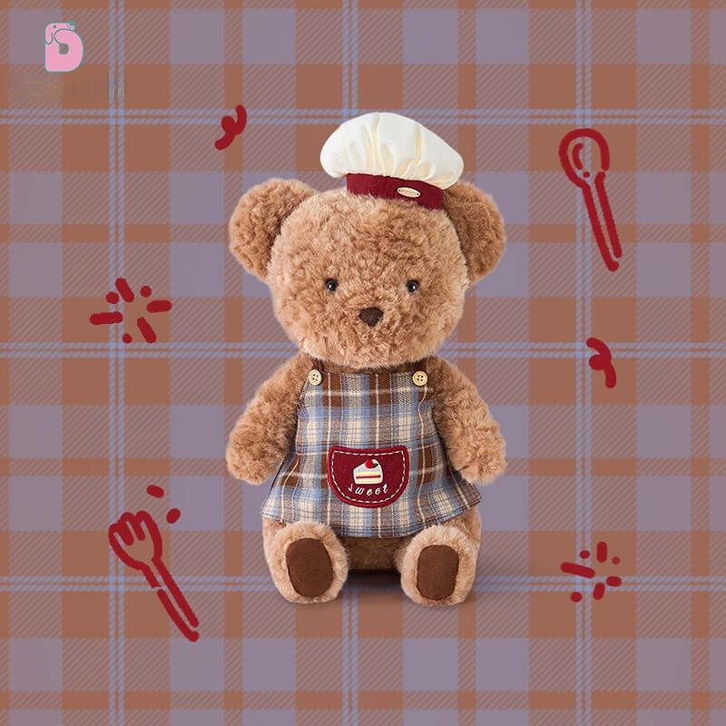 Duoai Original Chef Bear Plush — Cute Companion Teddy for Kids (28cm / 38cm) Duoai Plush