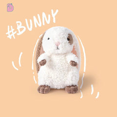 Duoai Original Bunny Plush – 8” Plush Toy & 4.7” Keychain Buddy Duoai Plush