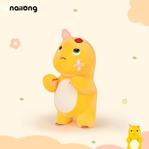 🥺 NAILONG Not-So-Tough Dragon Plush – 15.7" Embroidered Sad Face Stuffed Toy, Cute & Huggable Dino Gift Duoai Plush