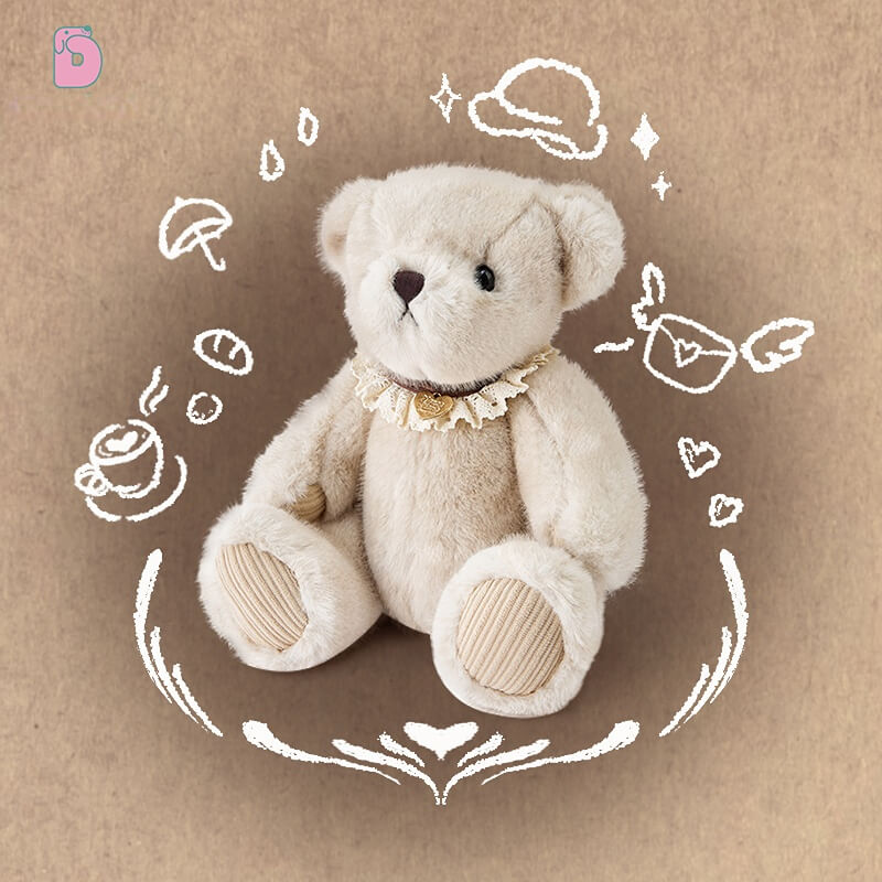 Duoai Jointed Bear Plush – 9.8" Poseable Teddy Bear | Soft Hug Buddy Gift for Kids & Adults Duoai Plush