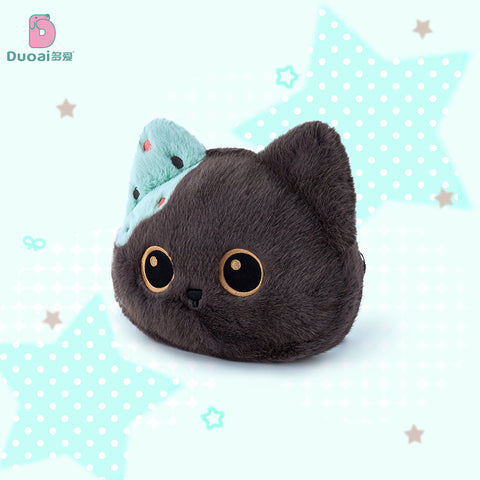 Duoai Original Cat Plush Crossbody Bag – Kawaii Cat Shoulder Bag Cute Plush Purse Collection