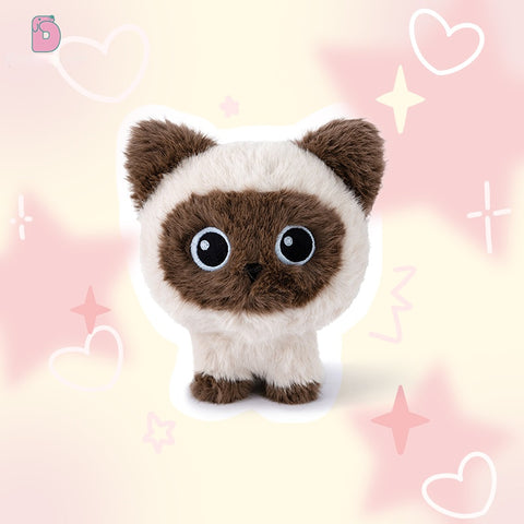 Duoai Original Standing Kitten Plush – Cute Bedroom Decor Cat Doll Collection