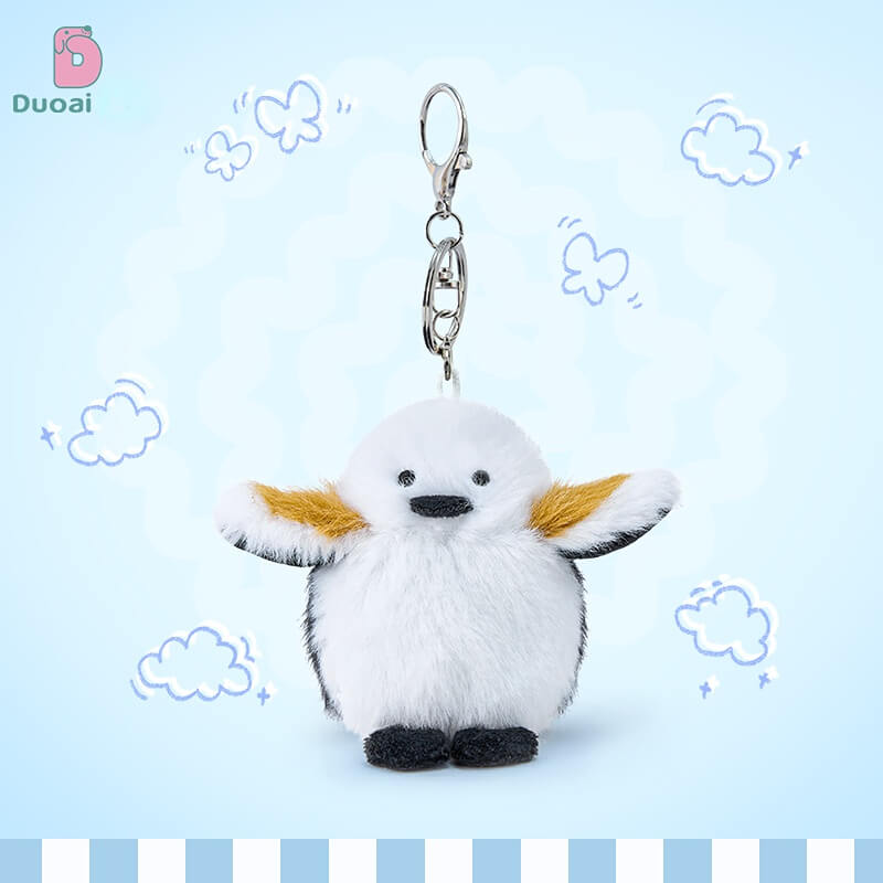 Duoai Original Bird Plush Keychain Collection – Cute Bag Charm Gift Toy