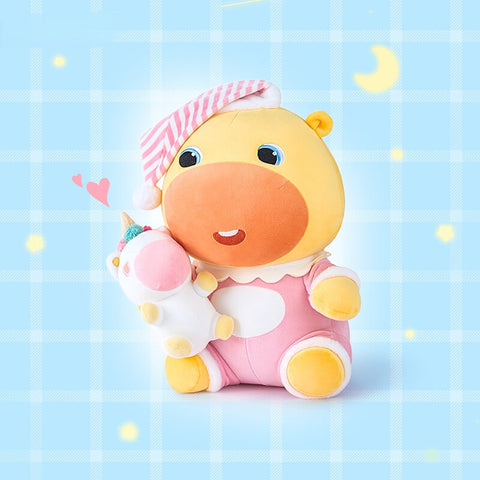 Duoai Original Capybara Lulu Sleepwear Plush Toy – Cute Pajama Capybara
