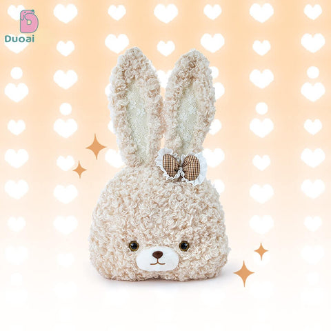 Duoai Original Curly Bunny Plush Backpack – Kawaii Bunny Crossbody Bag Cute Gift Collection