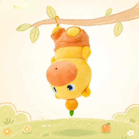 Duoai Official Upside-Down Capybara Luloo Plush Bag Charm – Creative Anime Bag Accessory Gift