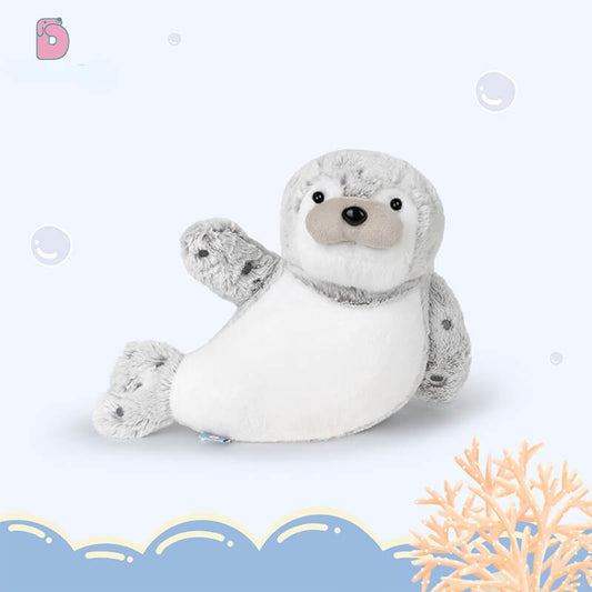 Duoai Walrus & Seal Plush – 13.8" Soft Sleeping & Lying Ocean Animal Toy Duoai Plush