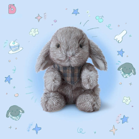 Duoai Original Mituer Bunny Plush Toy – Cute Healing Rabbit Doll & Plush Keychain Gift for Kids and Adults