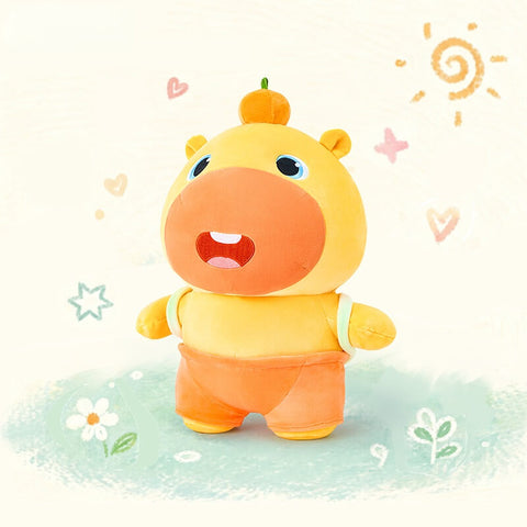 Duoai Official Lulu Capybara Backpack Plush Doll – Cute Cozy Stuffed Animal Birthday Gift