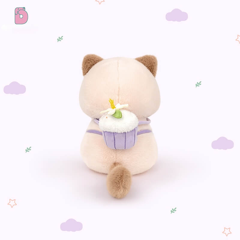 Duoai Siamese Cat Plush Toy – Cute Dessert-Inspired Cat Stuffed Animal for Girls & Boys Duoai Plush