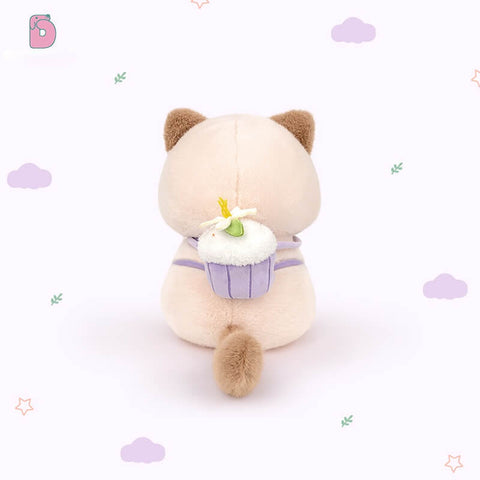 Duoai Siamese Cat Plush Toy – Cute Dessert-Inspired Cat Stuffed Animal for Girls & Boys Duoai Plush