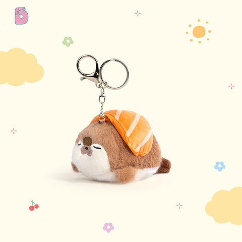 🎐 Duoai Sushi Otter Keychain – 11cm Plush Charm for Bags & Gifts (1pc / 3pc Gift Box) Duoai Plush