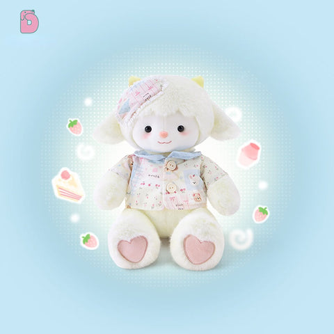 🐻 Duoai Milky Puff Series – Bear Plush, Bunny Plush, Sheep Plush & Keychains – Soft Stuffed Toys, Keychain Dolls