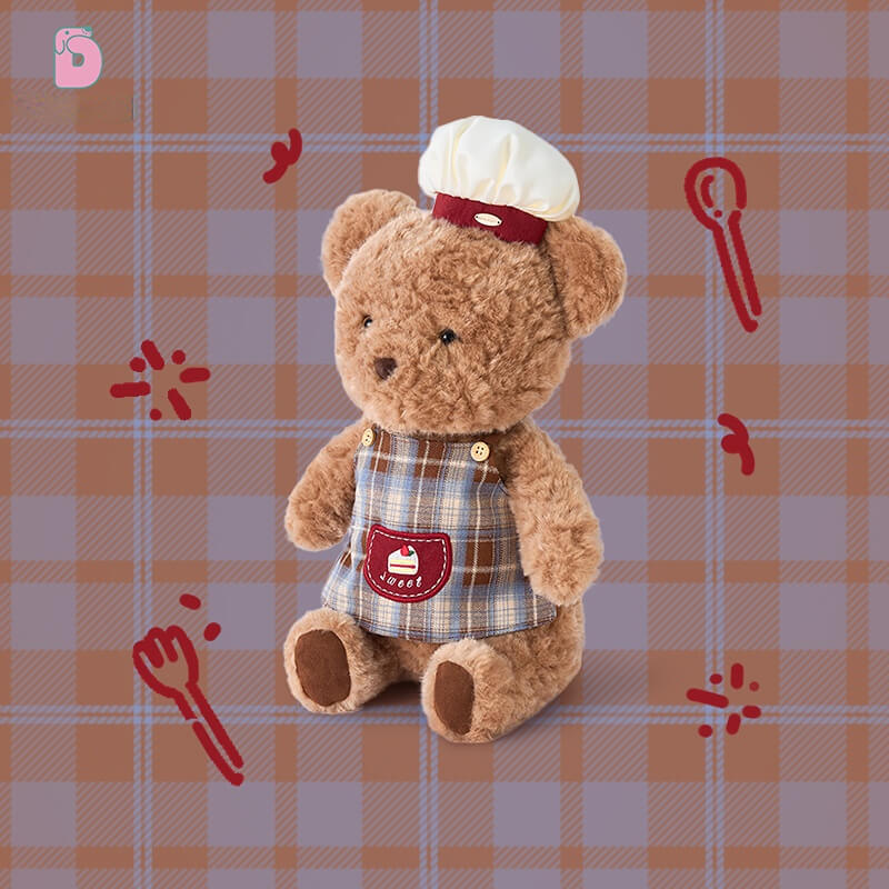 Duoai Original Chef Bear Plush — Cute Companion Teddy for Kids (28cm / 38cm) Duoai Plush