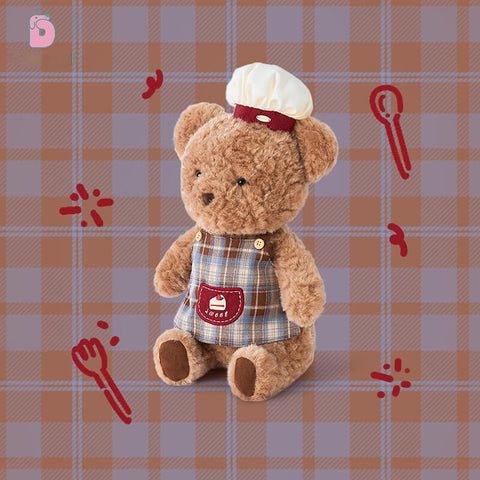 Duoai Original Chef Bear Plush — Cute Companion Teddy for Kids (28cm / 38cm) Duoai Plush