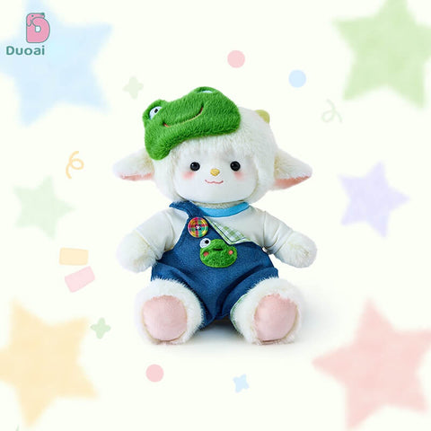 Duoai Official Sporty Sheep Plush Doll – Cute Cozy Stuffed Animal Birthday Gift for Kids & Girls