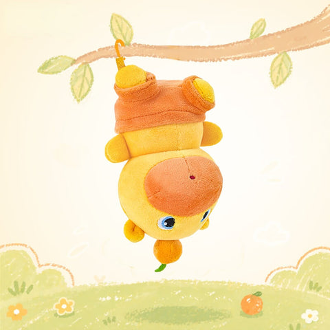 Duoai Official Upside-Down Capybara Luloo Plush Bag Charm – Creative Anime Bag Accessory Gift