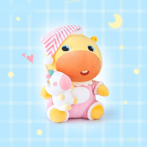 Duoai Original Capybara Lulu Sleepwear Plush Toy – Cute Pajama Capybara