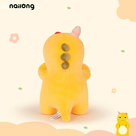 🥺 NAILONG Not-So-Tough Dragon Plush – 15.7" Embroidered Sad Face Stuffed Toy, Cute & Huggable Dino Gift Duoai Plush
