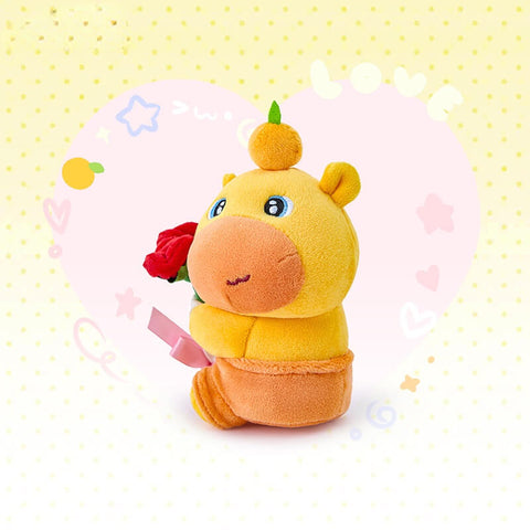 Duoai  x Capybara Lulu Flower Bouquet Keychain – Cute Bag Charm Kawaii Gift Collection