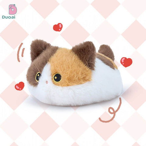 Duoai Original Lying Cat Plush – Kawaii Cat Pillow Soft Stuffed Animal Gift Collection
