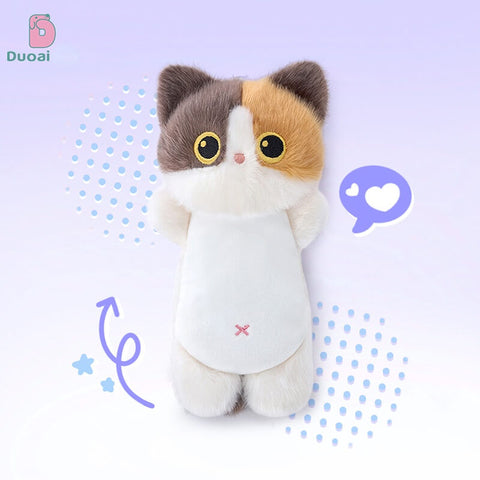 Duoai Original Cat Plush Wrist Rest – Kawaii Cat Desk Cushion Cute Gift Collection