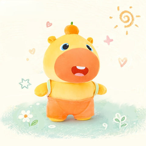 Duoai Official Lulu Capybara Backpack Plush Doll – Cute Cozy Stuffed Animal Birthday Gift