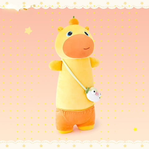 Duoai x Capybara Lulu Pufferfish Plush Hug Pillow – Cute companion toy Stuffed Animal Cuddle Cushion
