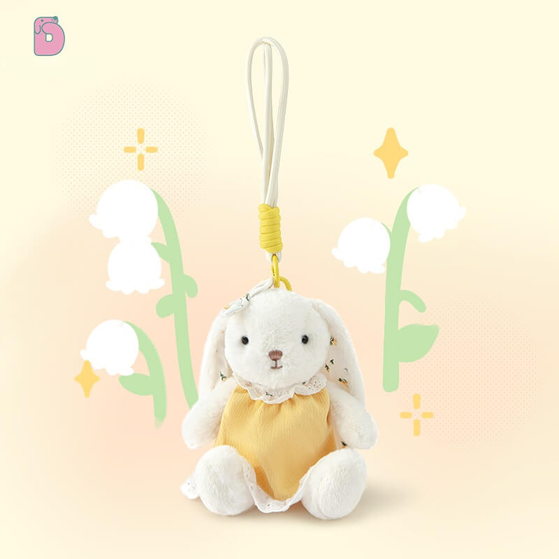 Duoai Original — “NONO the Bunny” Pastoral Plush | 30 cm / 11.8" & 16 cm / 6.3" | Gift Box Option Duoai Plush