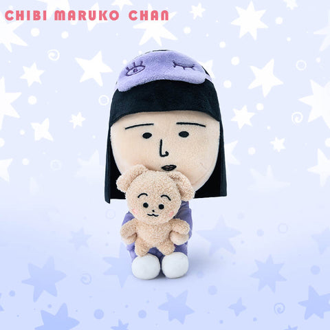 Duoai Official Chibi Maruko-chan Pajama Plush Doll – 10in Cute Anime Gift Toy