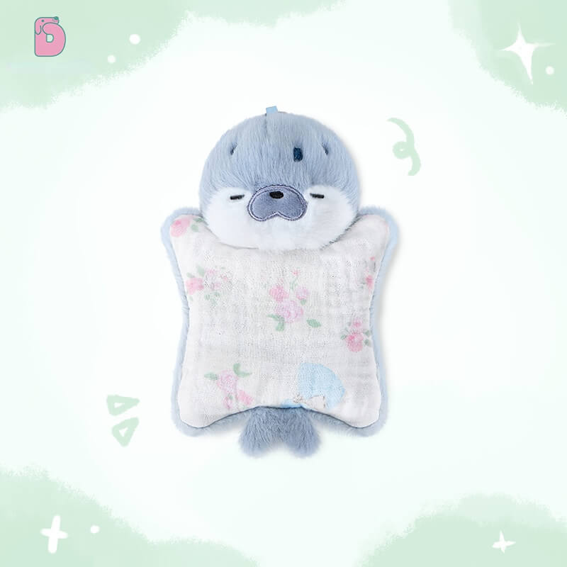 Duoai Original Seal Plush — 16cm (6.3") Soothing Seal Plushie, Keychain & Hand-Puppet Options — Blue / Brown / White Duoai Plush