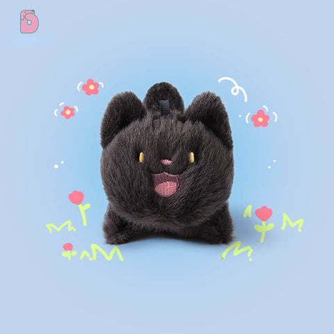 Duoai Mini Cat Plush Charm – Original Design Cat Keychain for Bags & Backpacks Duoai Plush