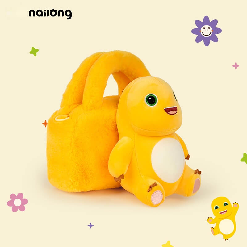NAILONG Crossbody Bag – Plush Handbag 25×7×14 cm (9.8″×2.8″×5.5″) — Gift for Her Duoai Plush