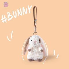 Duoai Original Bunny Plush – 8” Plush Toy & 4.7” Keychain Buddy Duoai Plush