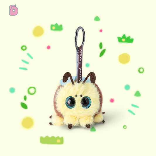 Duoai BUG GARDEN SERIES Funny Insect Plush Keychain (10cm/3.9") – Mosquito, Bee, Spider & More