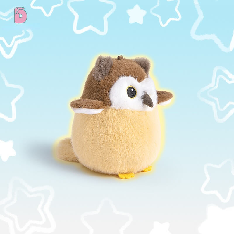 🦉 Duoai Original Owl Plush Keychain – 4.5" Mini Bag Charm Duoai Plush