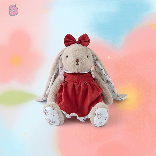 Duoai Original — “NANA & MIMO &COCO the Bunny” Pastoral Plush | 30 cm / 11.8" & 16 cm / 6.3" | Gift Box Option