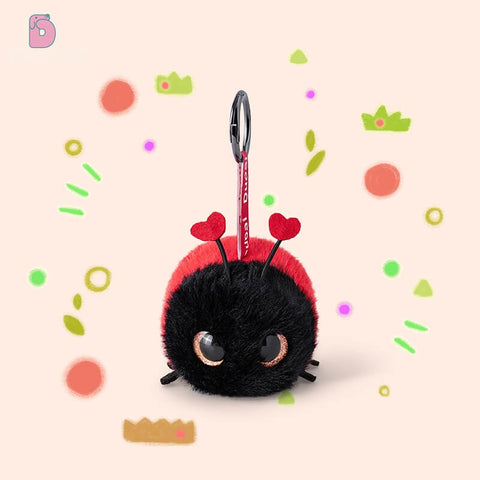 Duoai BUG GARDEN SERIES Funny Insect Plush Keychain (10cm/3.9") – Mosquito, Bee, Spider & More