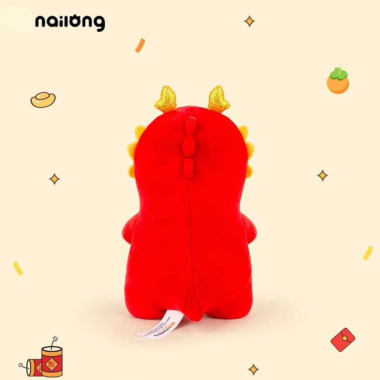 Duoai Official NAILONG “Persimmon Smile” Plush — 23 cm (9.1") Cute Dragon Doll Birthday Gift for Boys & Girls Duoai Plush