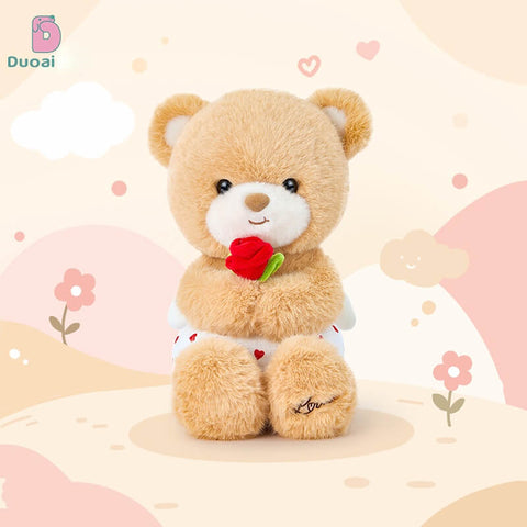 Duoai AiWing Bear Plush – Cute Teddy Toy Gift for Kids & Valentine’s