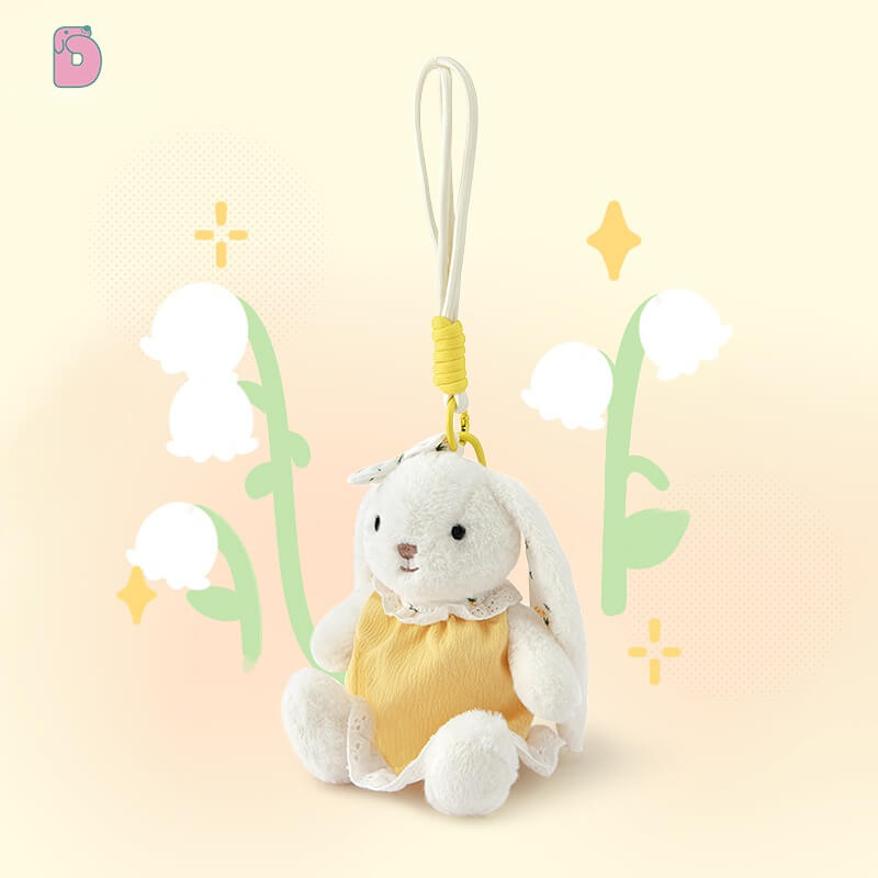 Duoai Original — “NONO the Bunny” Pastoral Plush | 30 cm / 11.8" & 16 cm / 6.3" | Gift Box Option Duoai Plush