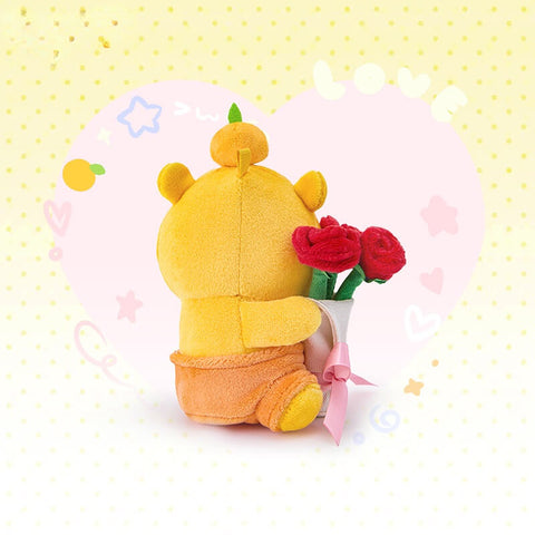 Duoai  x Capybara Lulu Flower Bouquet Keychain – Cute Bag Charm Kawaii Gift Collection
