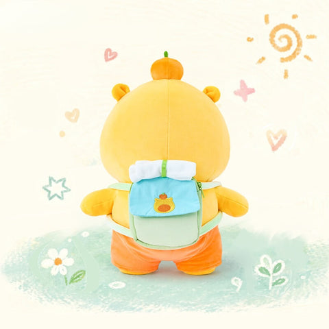 Duoai Official Lulu Capybara Backpack Plush Doll – Cute Cozy Stuffed Animal Birthday Gift