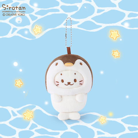 Duoai × Sirotan Ocean Series Plush Keychain – Cute Sea Animal Cat Bag Charm Kawaii Gift Collection