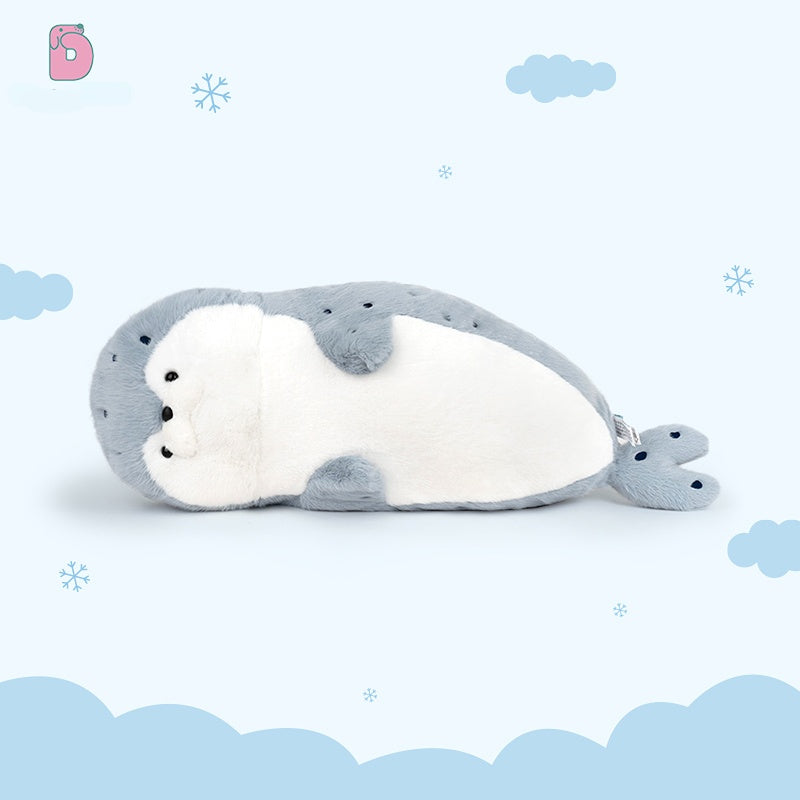 Duoai Giant Seal Plush – 27.5" Lying Hug Pillow in 6 Cozy Styles Duoai Plush