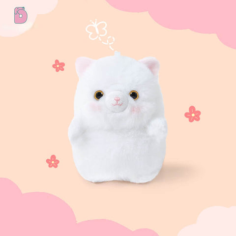 Duoai Original Black Cat Plush Keychain – Blushing Kitty Bag Charm (4.5") Duoai Plush