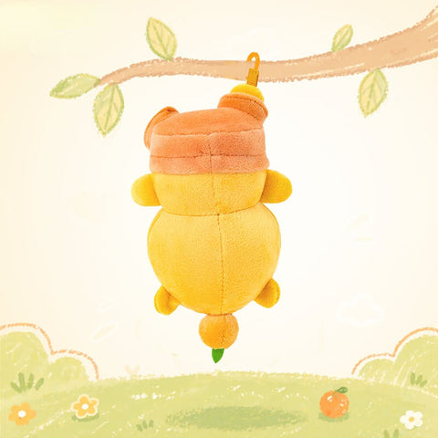 Duoai Official Upside-Down Capybara Luloo Plush Bag Charm – Creative Anime Bag Accessory Gift